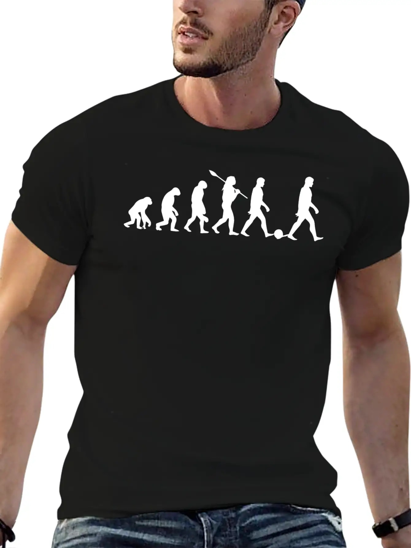 Evolution Groom Marriage Stage Nights Gift Essential Cotton Tee For Daily Outfits ¨C Unisex Style