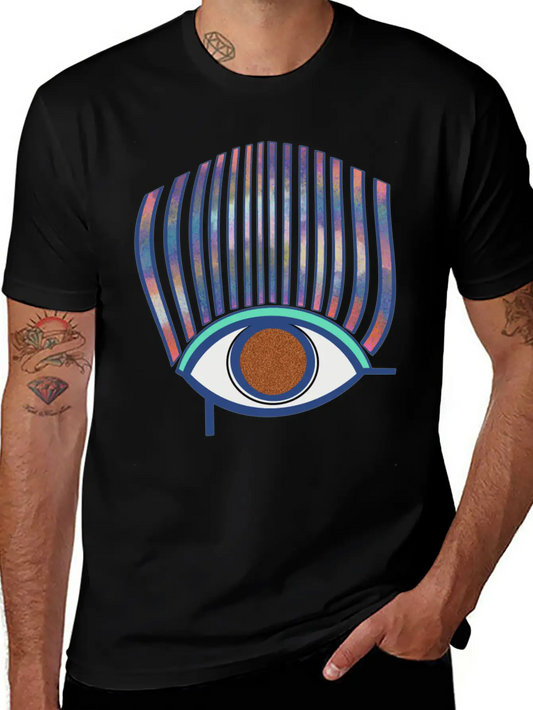 Eye Sky Line Essential Cotton Tee For Daily Outfits ¨C Unisex Style