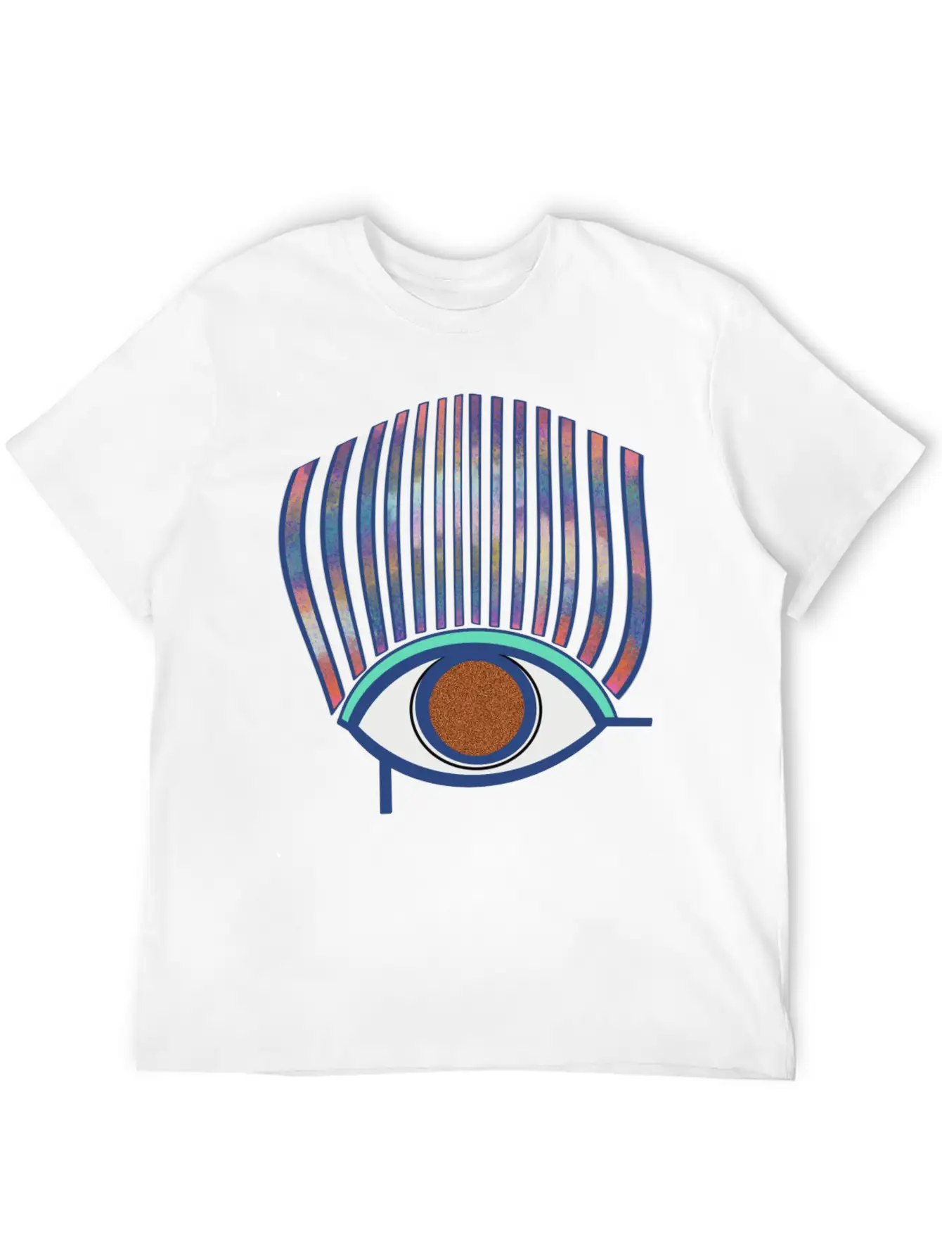 Eye Sky Line Essential Cotton Tee For Daily Outfits ¨C Unisex Style