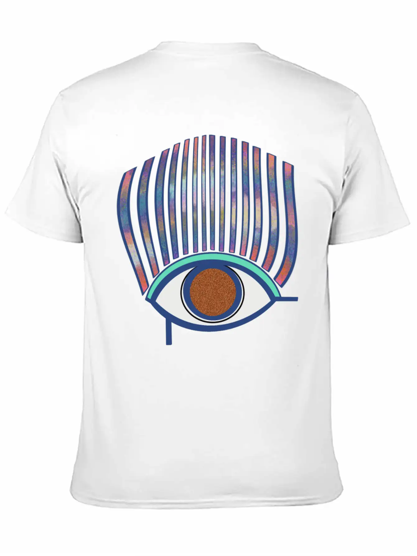 Eye Sky Line Essential Cotton Tee For Daily Outfits ¨C Unisex Style