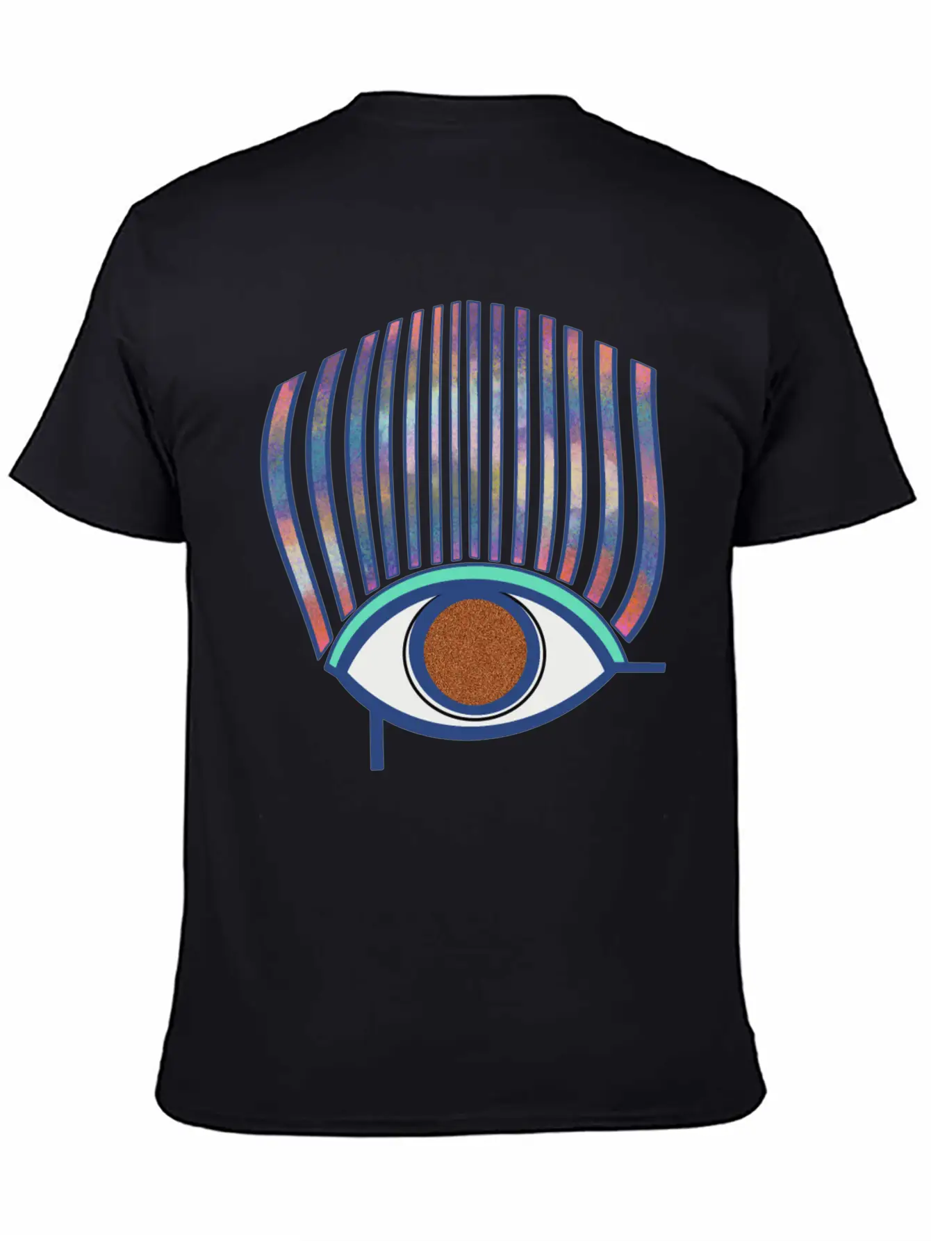 Eye Sky Line Essential Cotton Tee For Daily Outfits ¨C Unisex Style