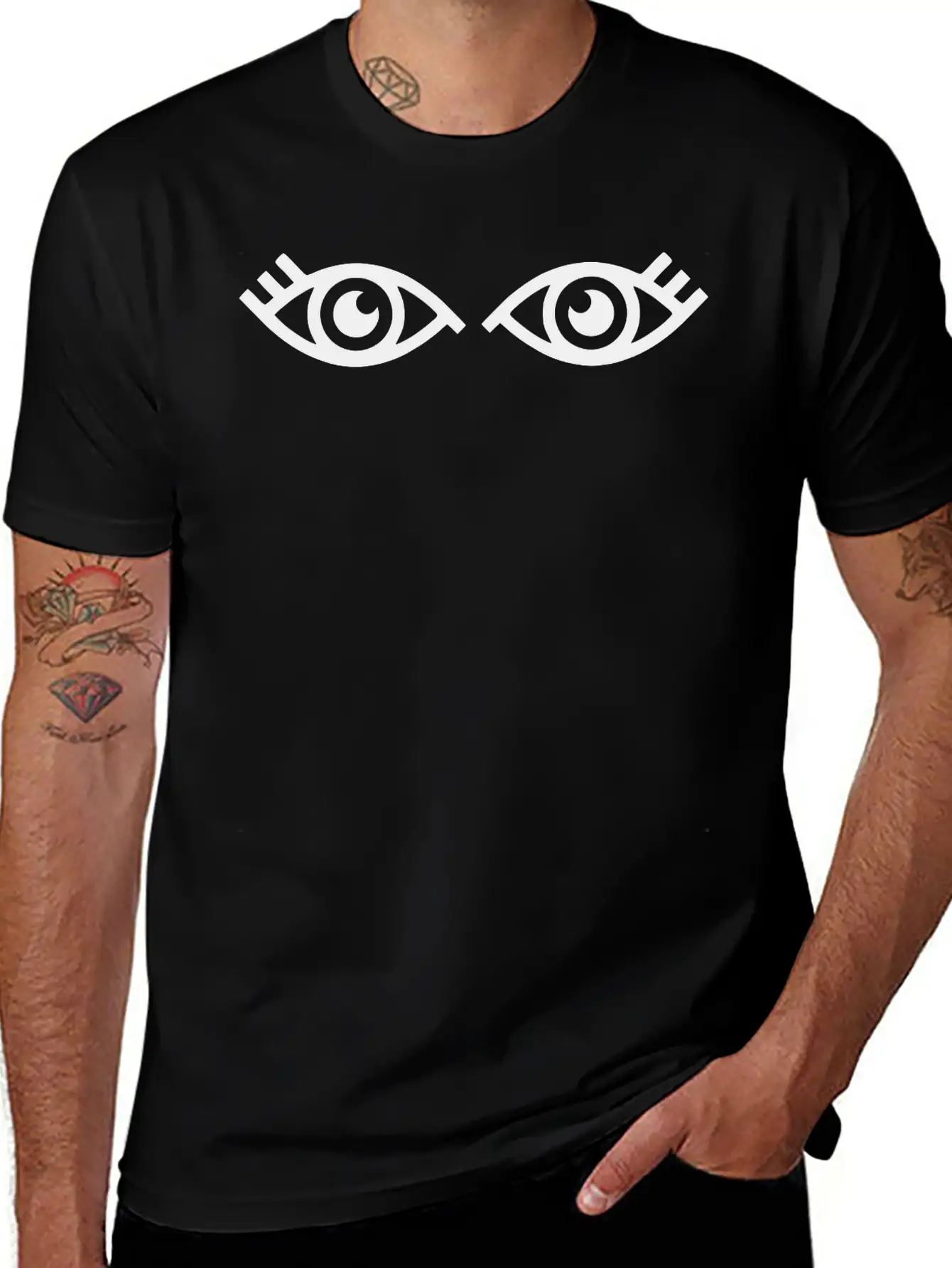 Eyes Basic Graphic T-Shirt ¨C Daily Comfort In Soft Cotton