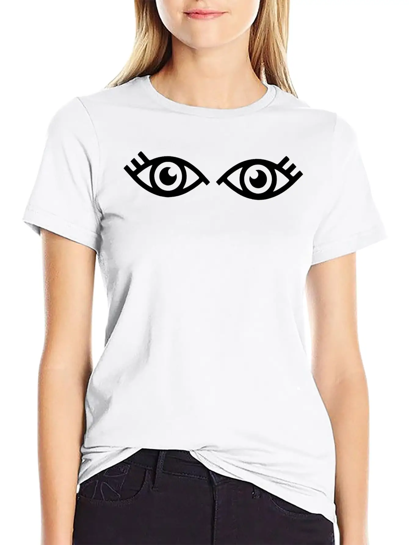 Eyes Basic Graphic T-Shirt ¨C Daily Comfort In Soft Cotton