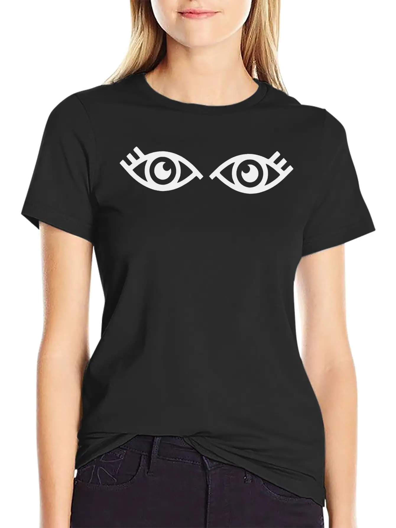 Eyes Basic Graphic T-Shirt ¨C Daily Comfort In Soft Cotton