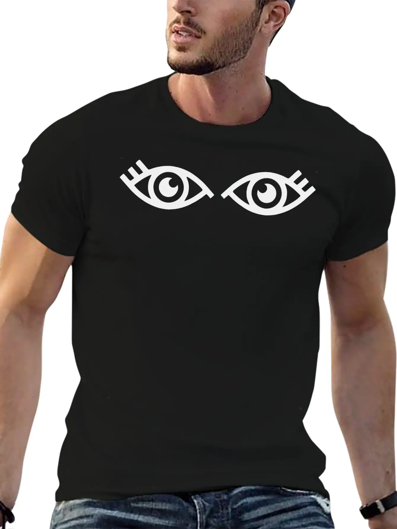 Eyes Basic Graphic T-Shirt ¨C Daily Comfort In Soft Cotton