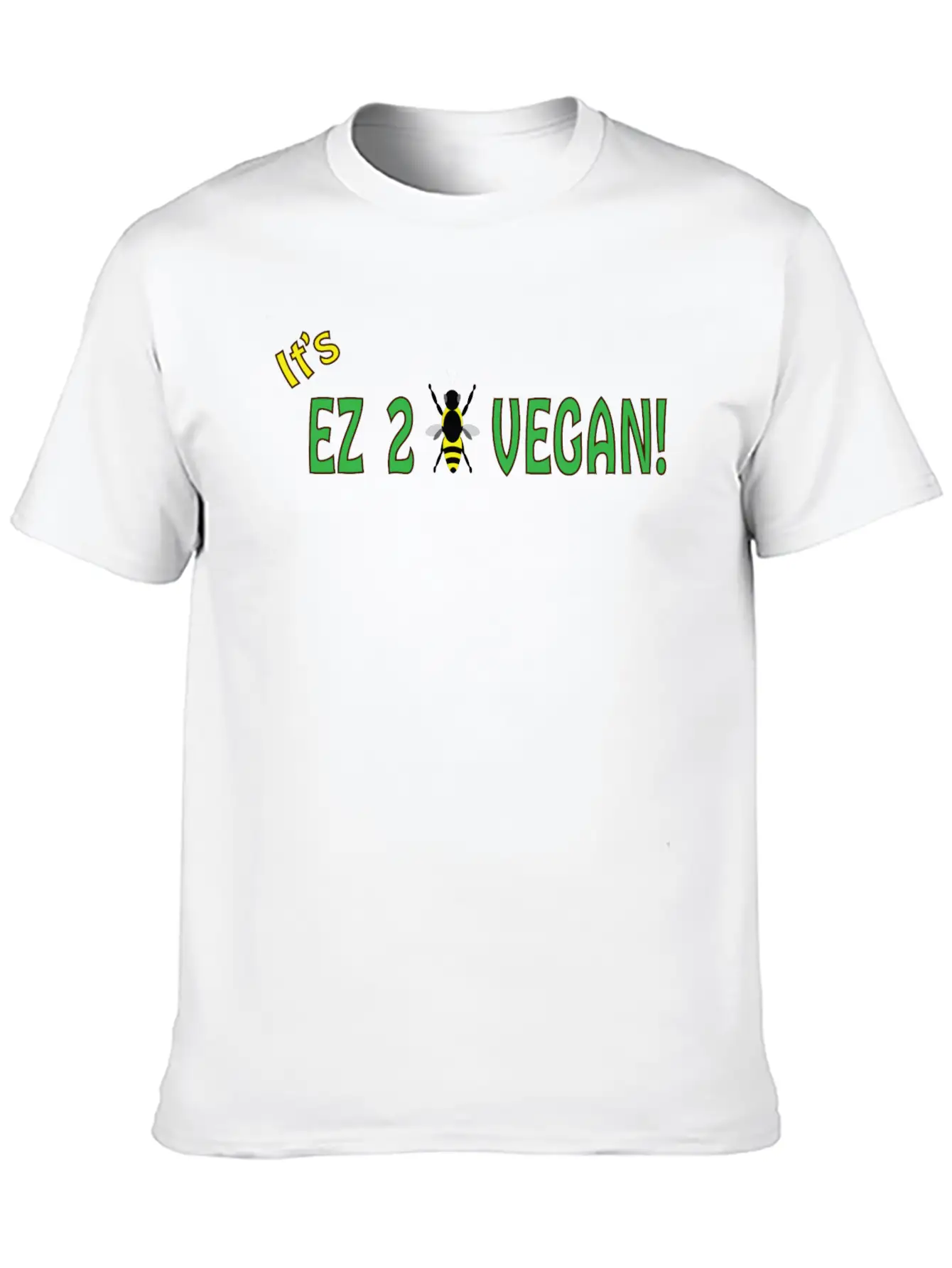 EZ2BVEGAN Basic Graphic T-Shirt ¨C Daily Comfort In Soft Cotton