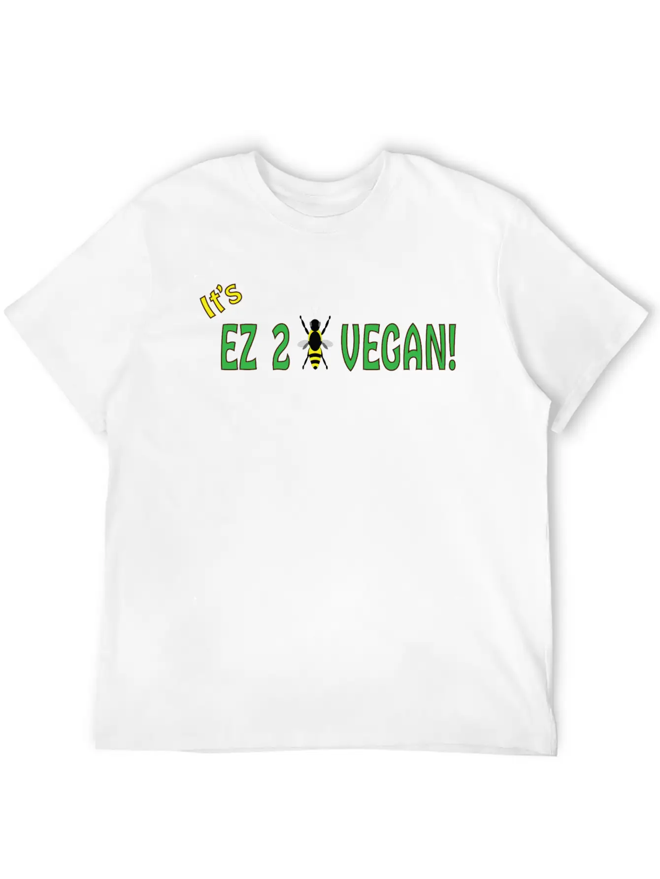 EZ2BVEGAN Basic Graphic T-Shirt ¨C Daily Comfort In Soft Cotton
