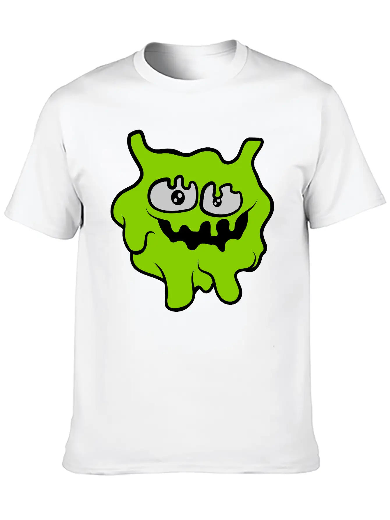 Face Funny Slime Essential Cotton Tee For Daily Outfits ¨C Unisex Style