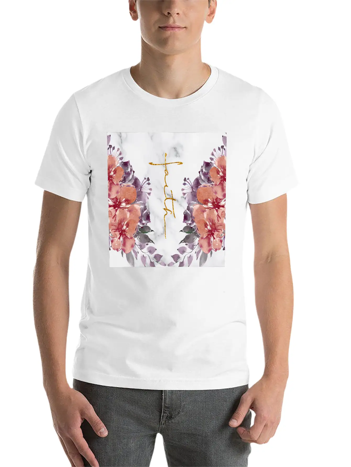 Faith Bible Verse Soft Cotton Short Sleeve Tee ¨C Unisex Wardrobe Staple