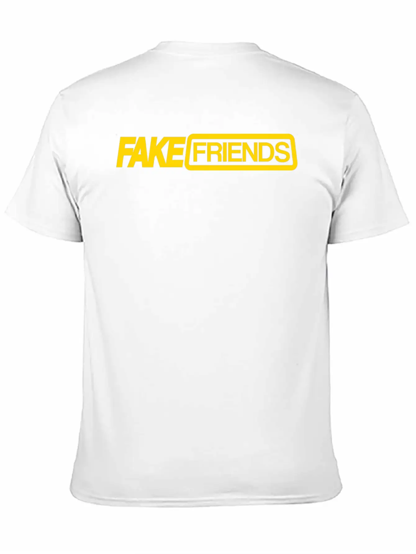 Fake Friends Unisex Casual T-Shirt ¨C Clean Design For Daily Comfort