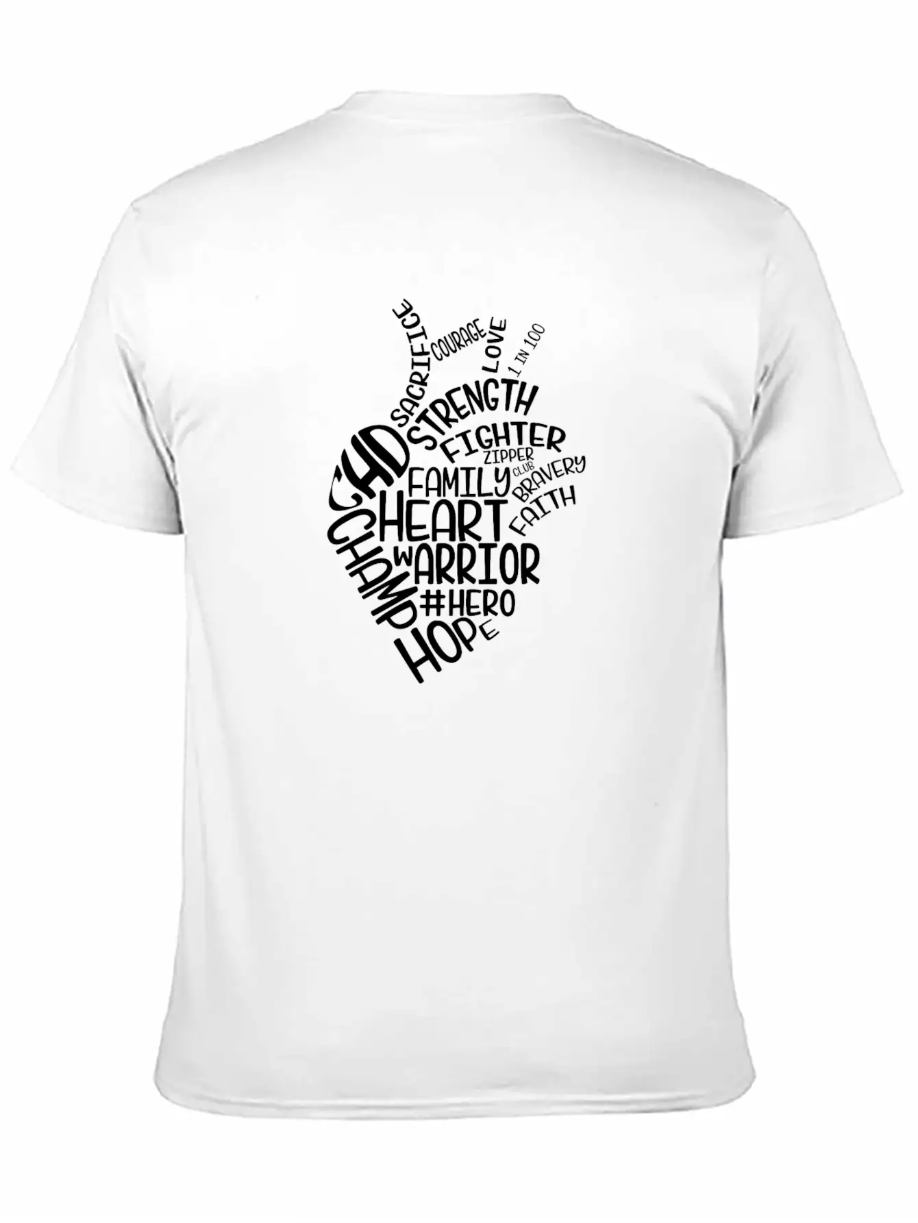 Family Fighter Strength Hope Raise Awareness And Basic Graphic T-Shirt ¨C Daily Comfort In Soft Cotton