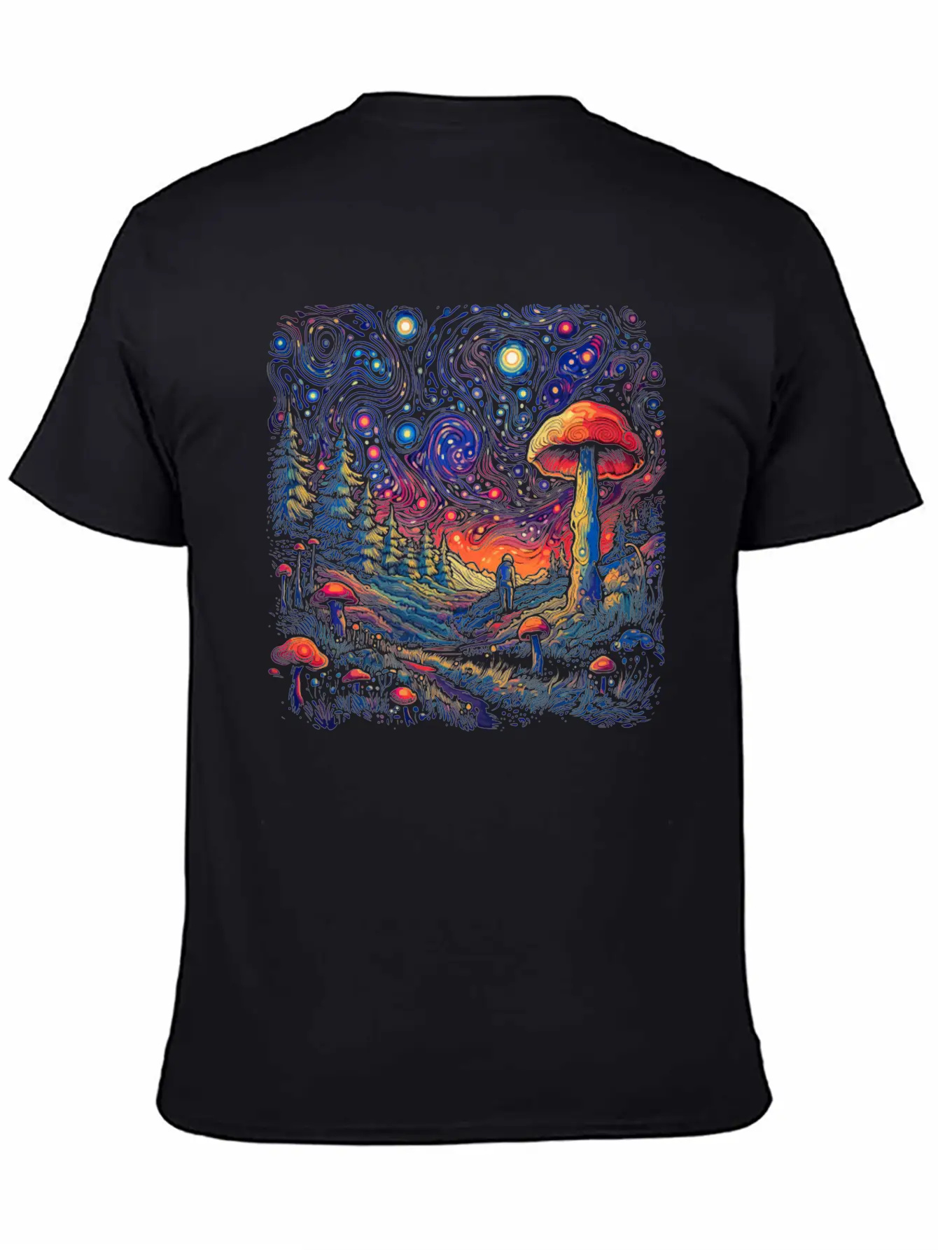 Fantasy Mushroom | Forest | Nature | Goa Festival Soft Cotton Short Sleeve Tee ¨C Unisex Wardrobe Staple