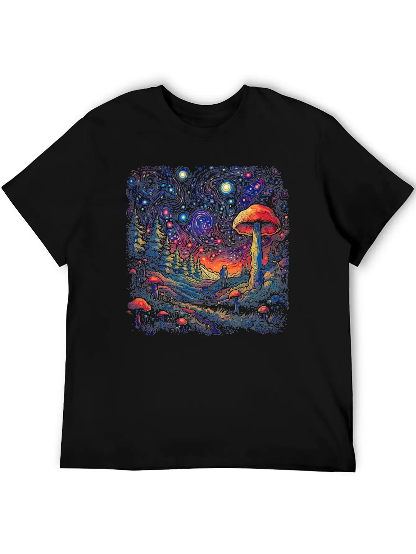 Fantasy Mushroom | Forest | Nature | Goa Festival Soft Cotton Short Sleeve Tee ¨C Unisex Wardrobe Staple