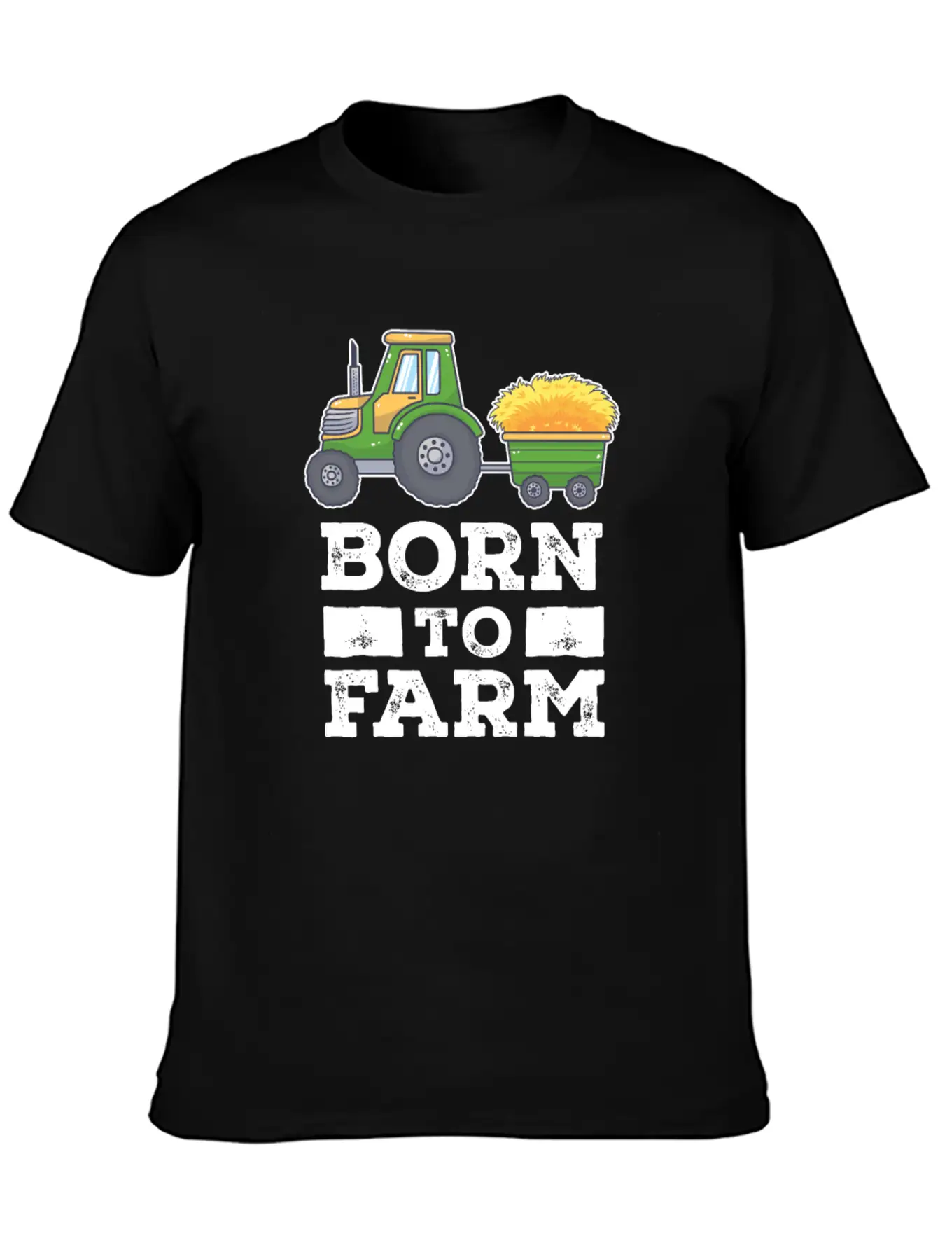 Farming Truck Cool Born To Farm Agriculture Basic Graphic T-Shirt ¨C Daily Comfort In Soft Cotton