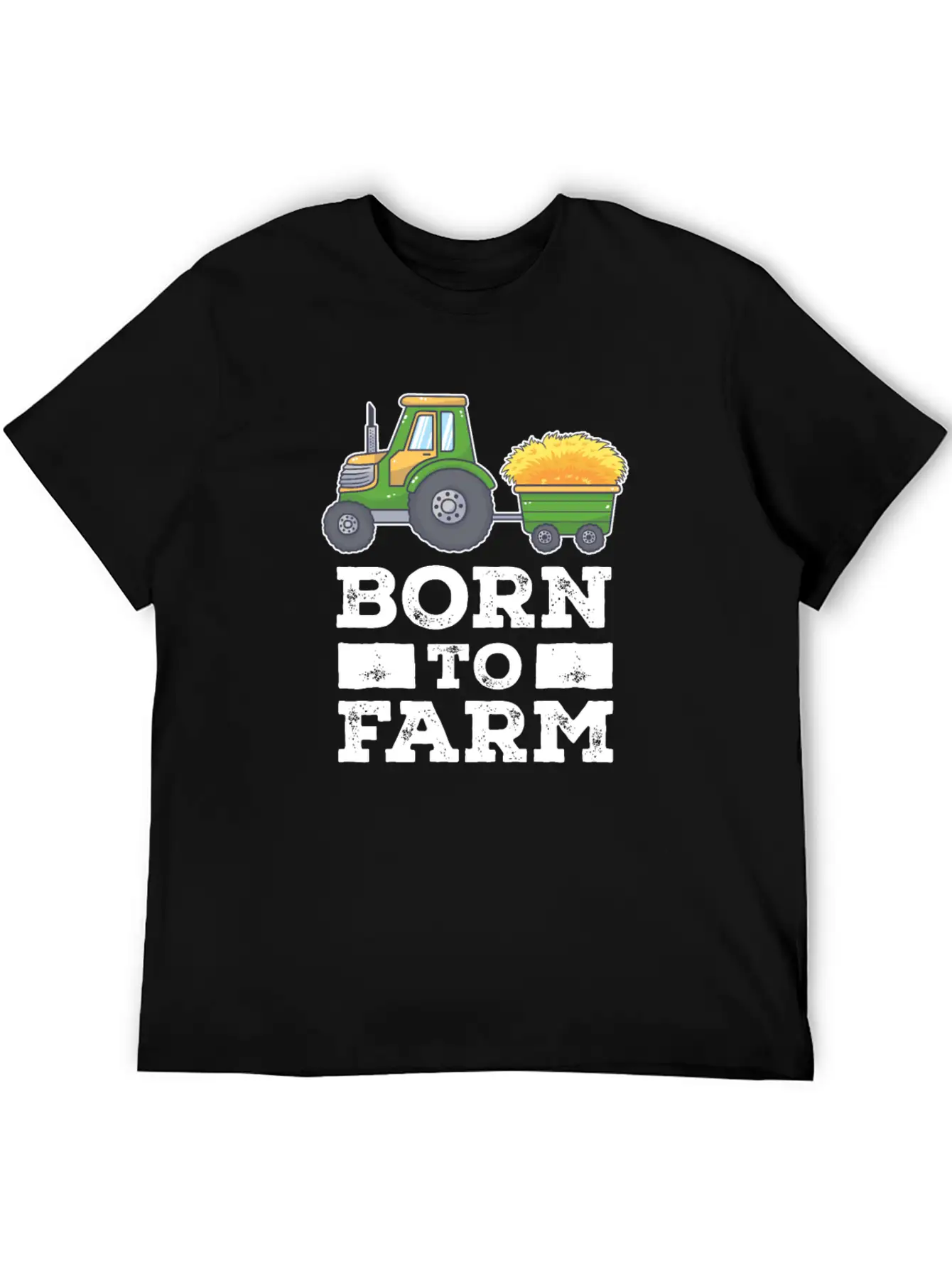 Farming Truck Cool Born To Farm Agriculture Basic Graphic T-Shirt ¨C Daily Comfort In Soft Cotton