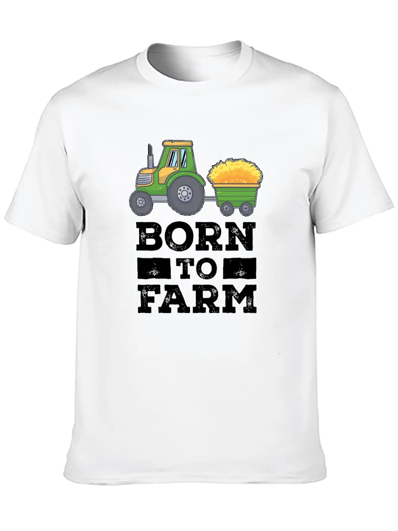 Farming Truck Cool Born To Farm Agriculture Basic Graphic T-Shirt ¨C Daily Comfort In Soft Cotton