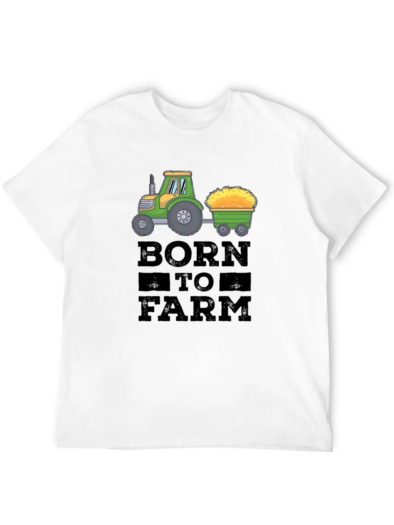 Farming Truck Cool Born To Farm Agriculture Basic Graphic T-Shirt ¨C Daily Comfort In Soft Cotton