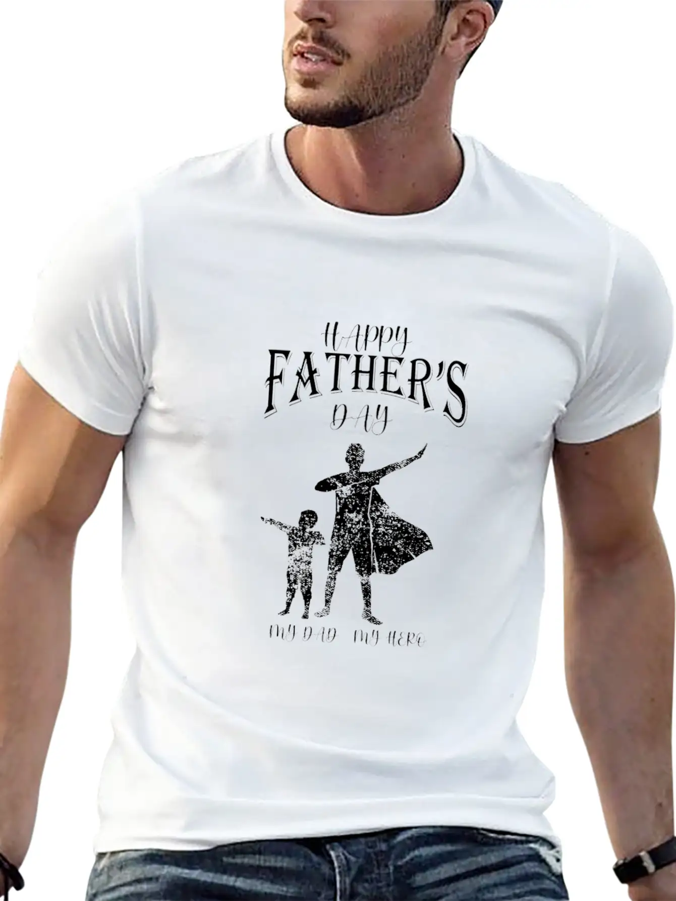 Fathers Day Essential Cotton Tee For Daily Outfits ¨C Unisex Style