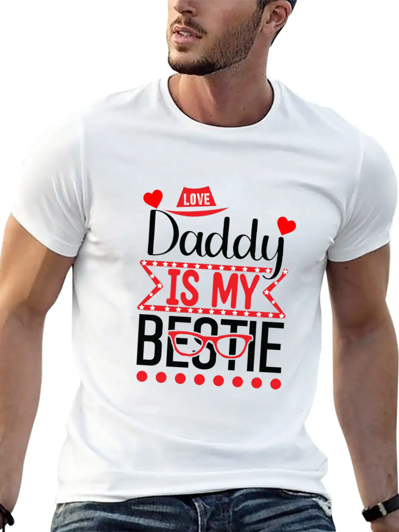 Fathers Day, Fathers Day, Fathers Day, Fathers Day Basic Graphic T-Shirt ¨C Daily Comfort In Soft Cotton