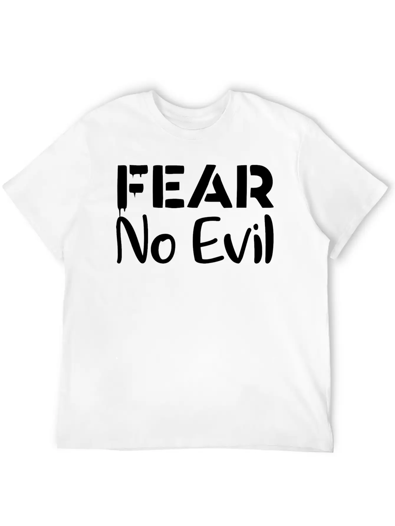 Fear No Evil Soft Cotton Short Sleeve Tee ¨C Unisex Wardrobe Staple