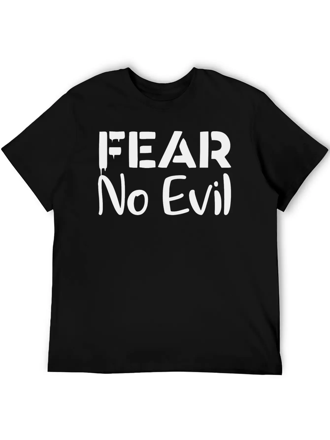 Fear No Evil Soft Cotton Short Sleeve Tee ¨C Unisex Wardrobe Staple