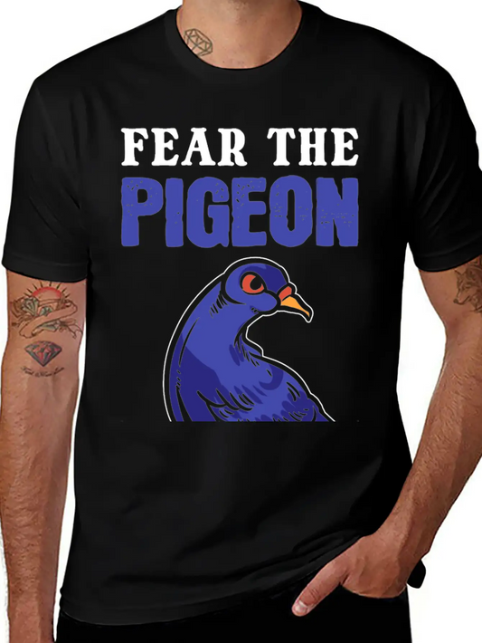 Fear The Pigeon Zoologist Gift Essential Cotton Tee For Daily Outfits ¨C Unisex Style