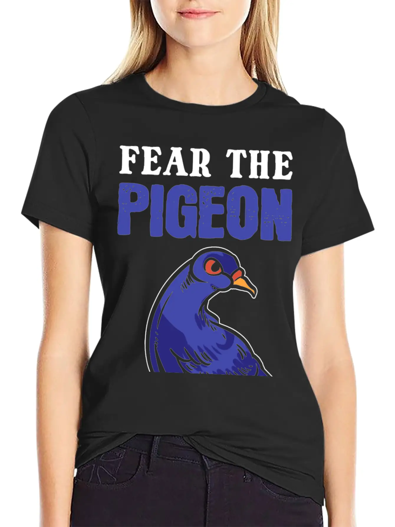 Fear The Pigeon Zoologist Gift Essential Cotton Tee For Daily Outfits ¨C Unisex Style
