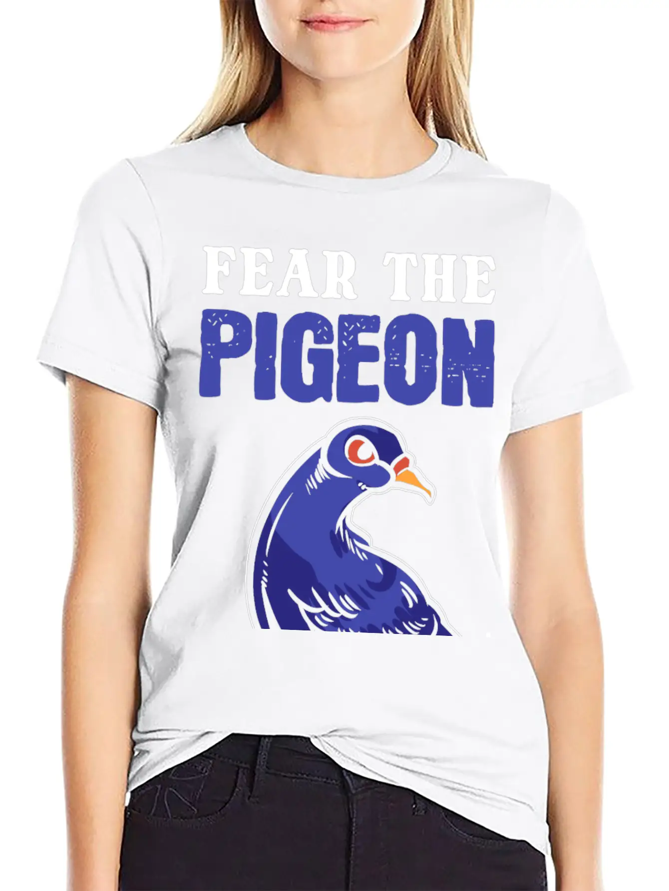 Fear The Pigeon Zoologist Gift Essential Cotton Tee For Daily Outfits ¨C Unisex Style
