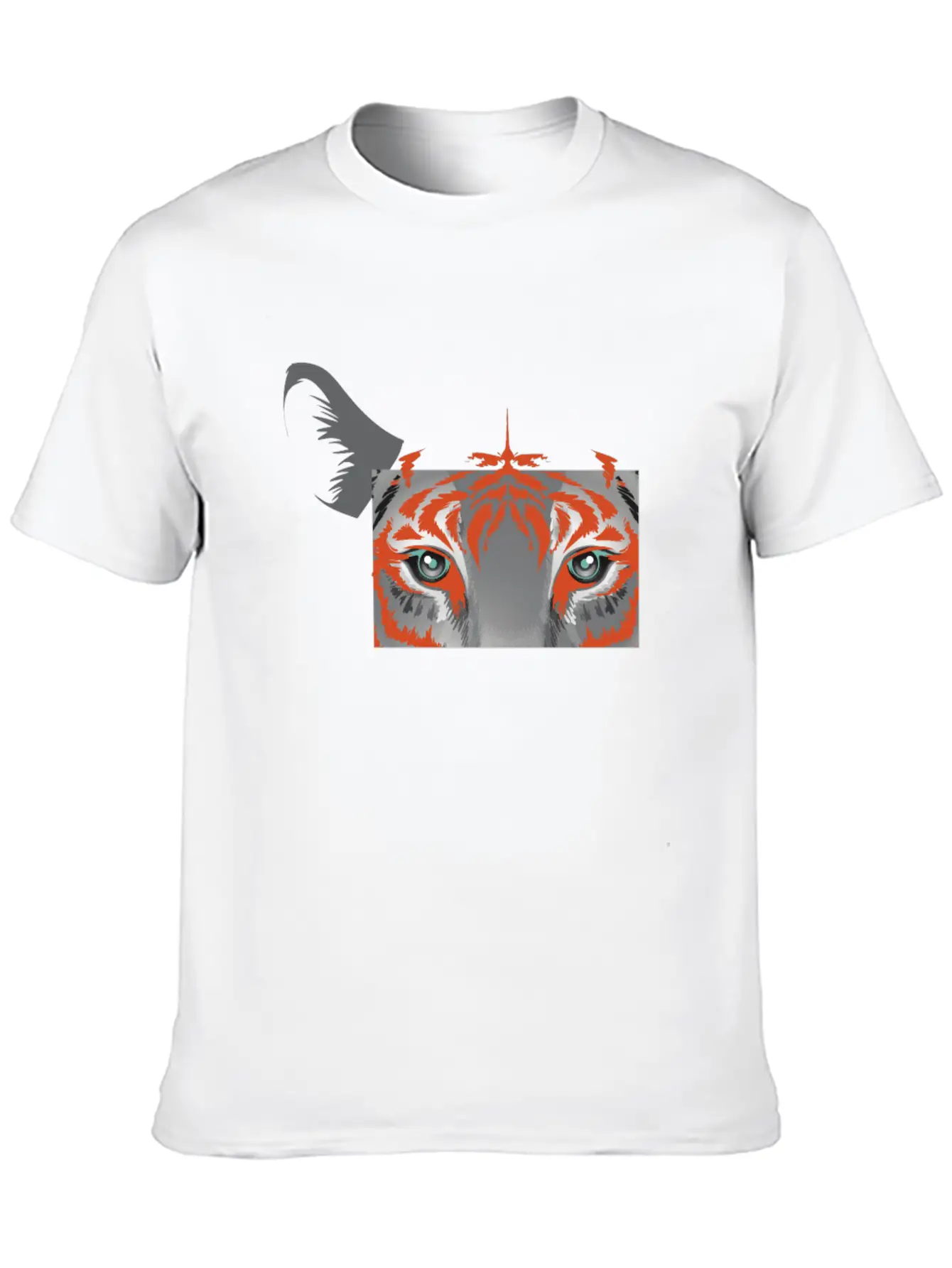 Fearless Big Cat Tiger Eye Tiger Face Tiger Head Basic Graphic T-Shirt ¨C Daily Comfort In Soft Cotton