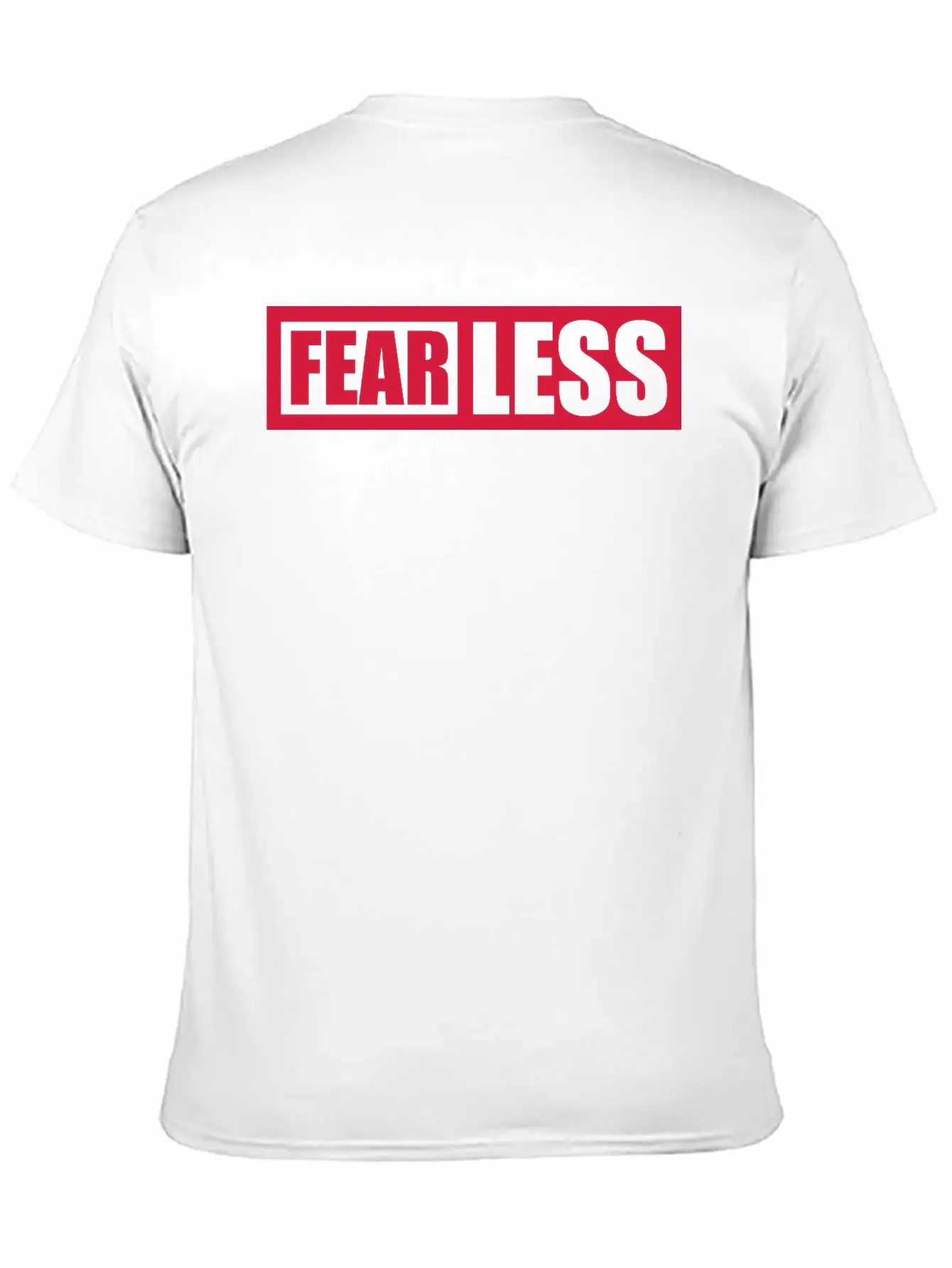 Fearless Text Quote Essential Cotton Tee For Daily Outfits ¨C Unisex Style