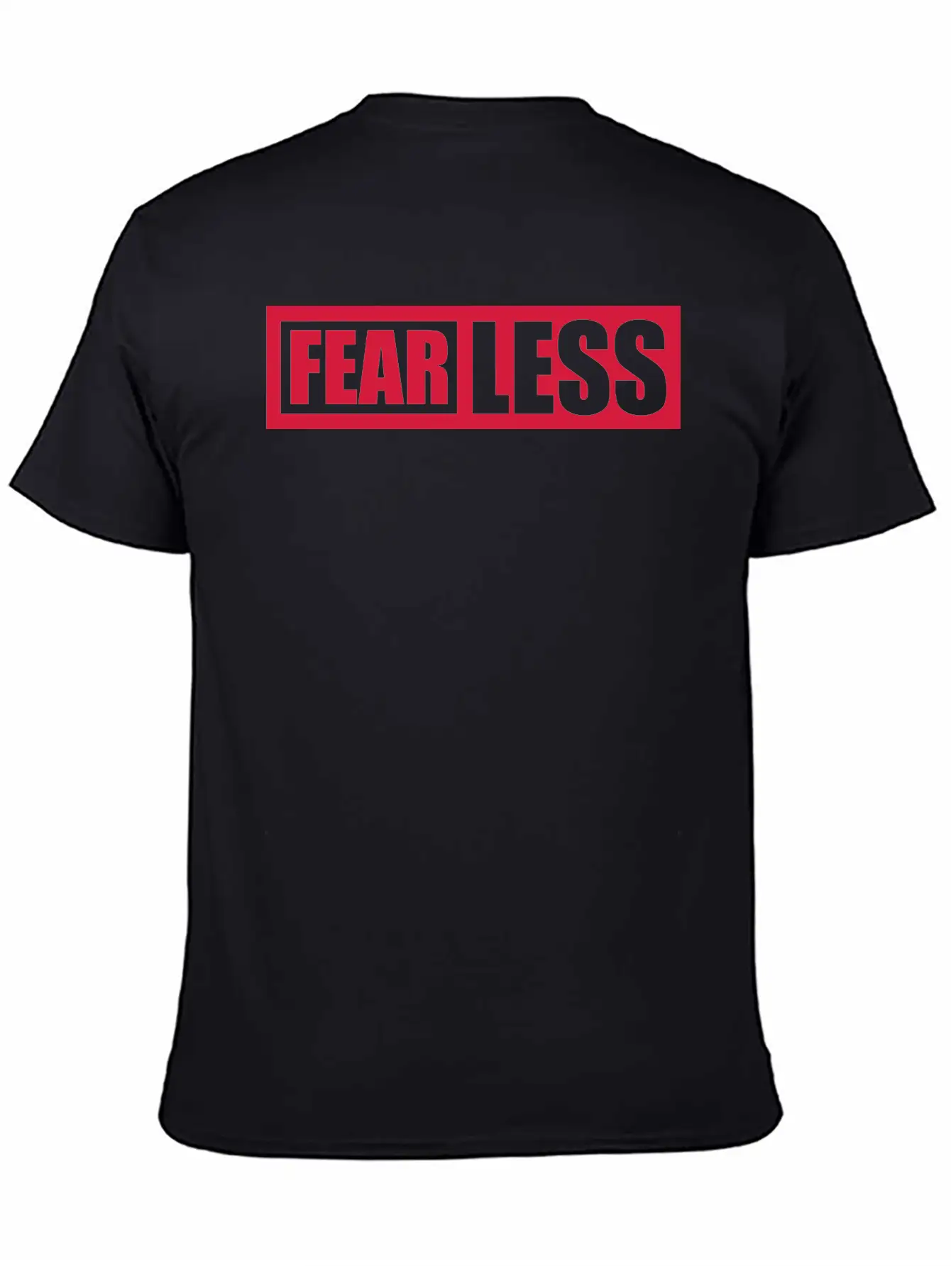 Fearless Text Quote Essential Cotton Tee For Daily Outfits ¨C Unisex Style