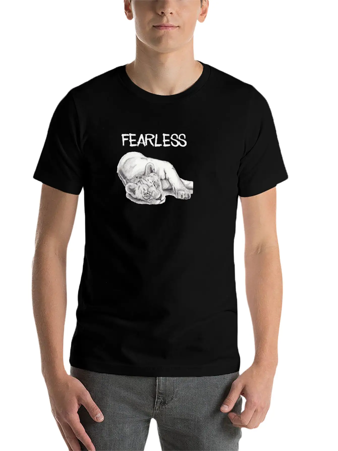 Fearless Unisex Casual T-Shirt ¨C Clean Design For Daily Comfort