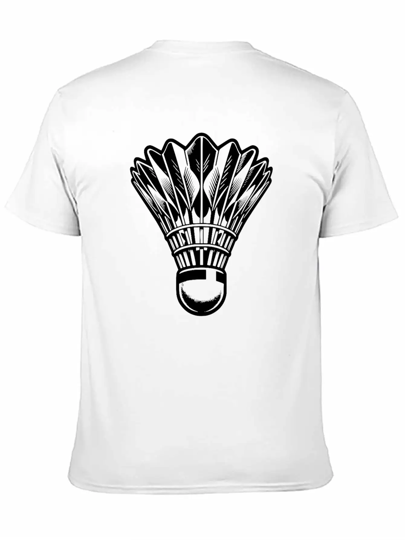 Feather-light Sports Equipment Badminton Basic Graphic T-Shirt ¨C Daily Comfort In Soft Cotton