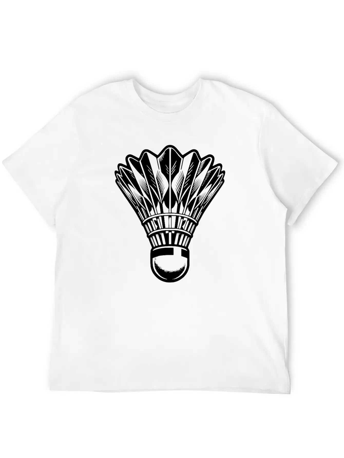 Feather-light Sports Equipment Badminton Basic Graphic T-Shirt ¨C Daily Comfort In Soft Cotton