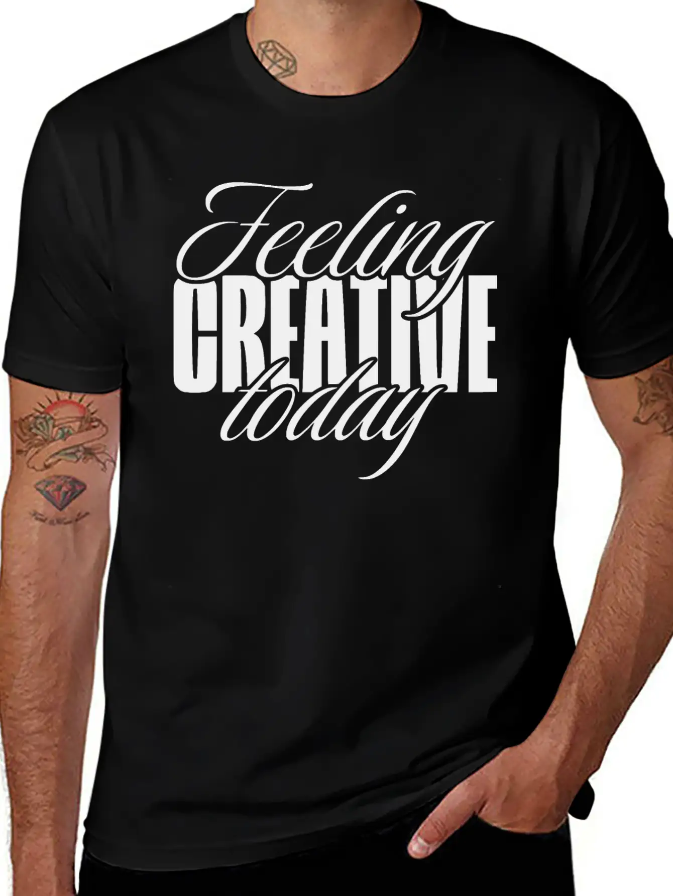 Feeling Creative Today Soft Cotton Short Sleeve Tee ¨C Unisex Wardrobe Staple