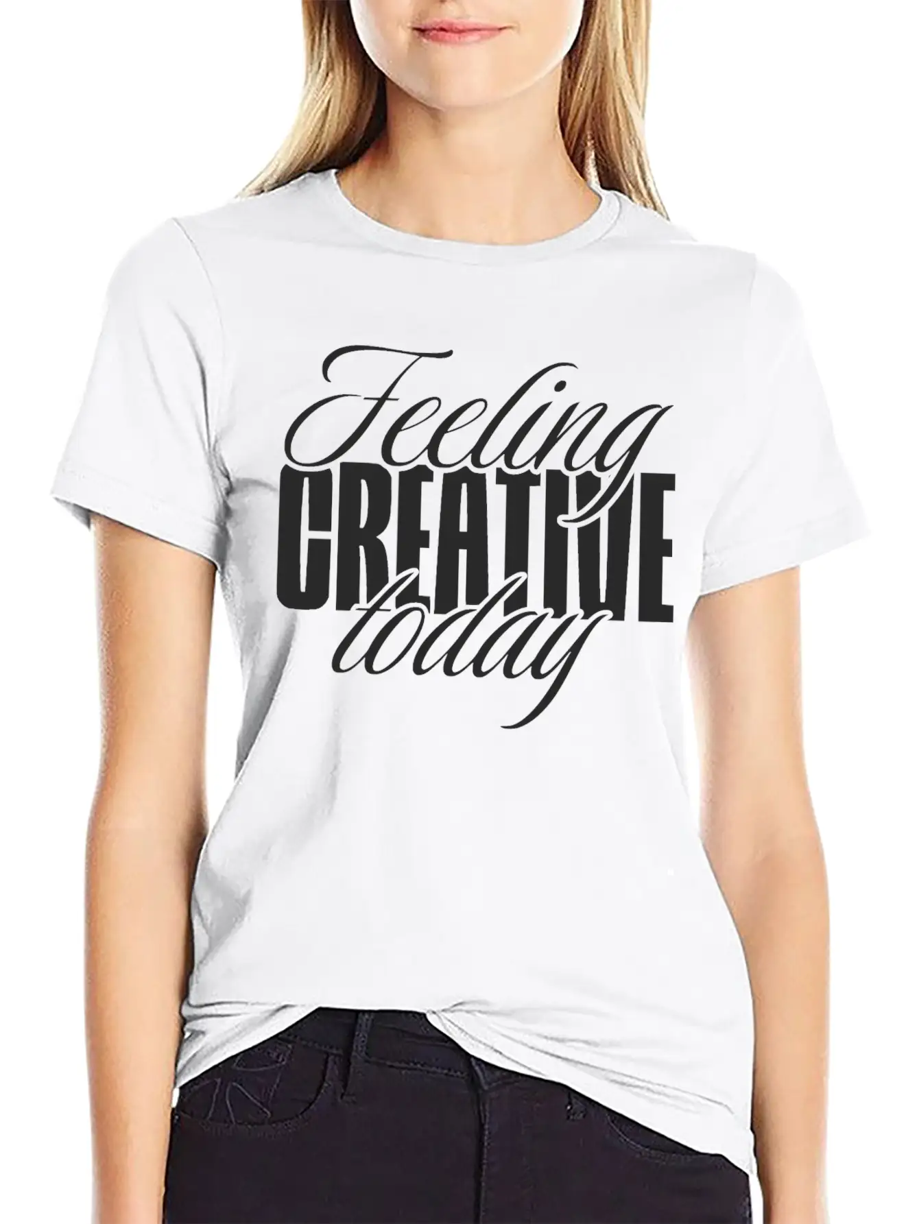 Feeling Creative Today Soft Cotton Short Sleeve Tee ¨C Unisex Wardrobe Staple