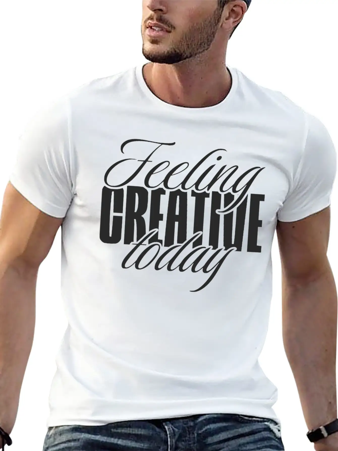 Feeling Creative Today Soft Cotton Short Sleeve Tee ¨C Unisex Wardrobe Staple