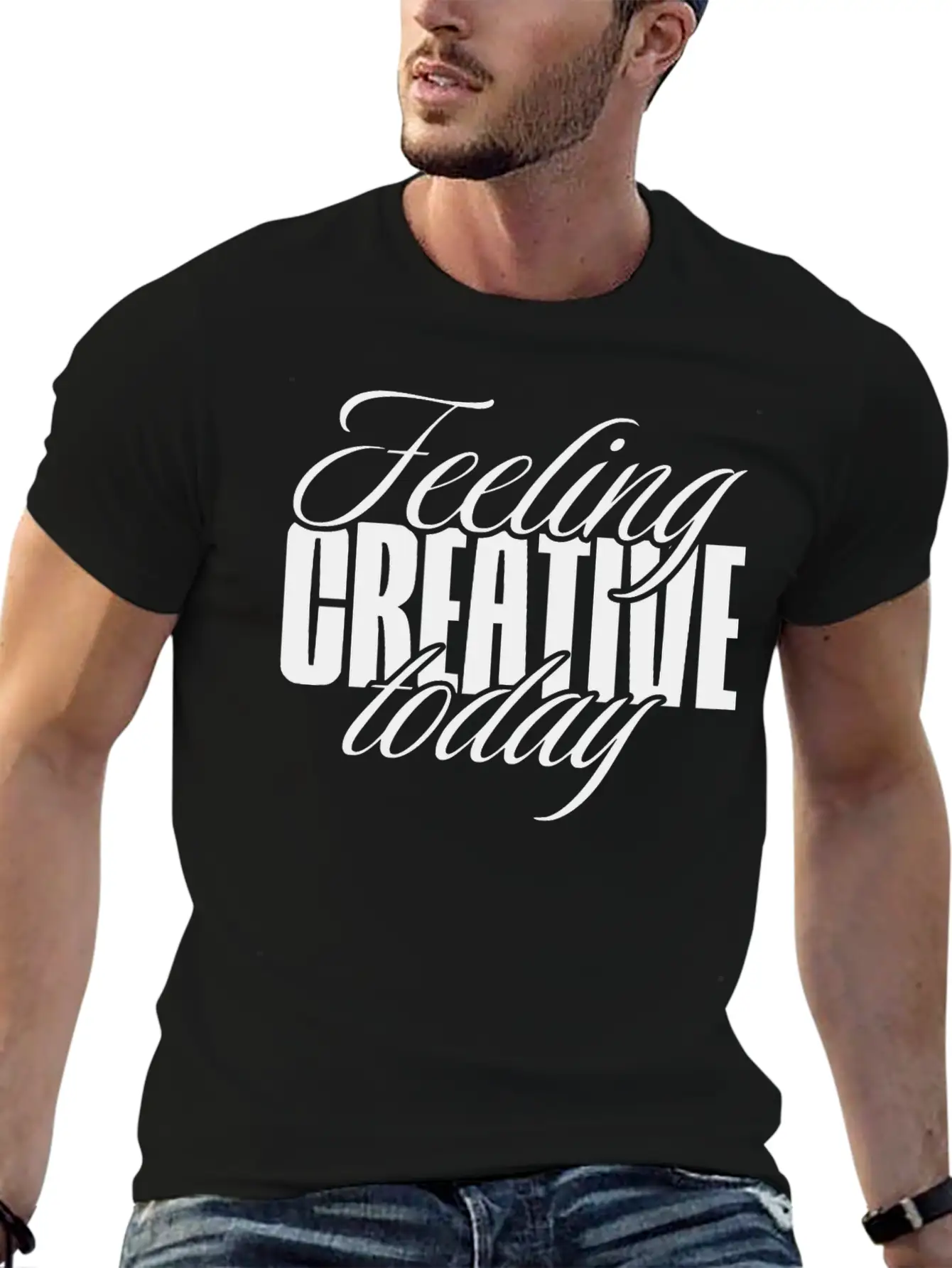 Feeling Creative Today Soft Cotton Short Sleeve Tee ¨C Unisex Wardrobe Staple