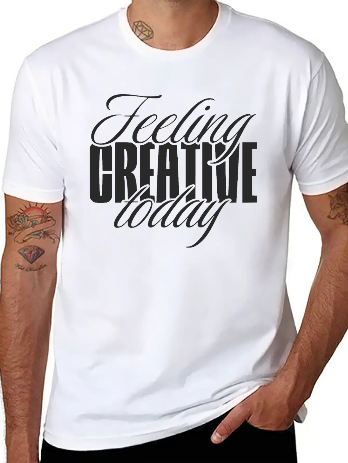 Feeling Creative Today Soft Cotton Short Sleeve Tee ¨C Unisex Wardrobe Staple