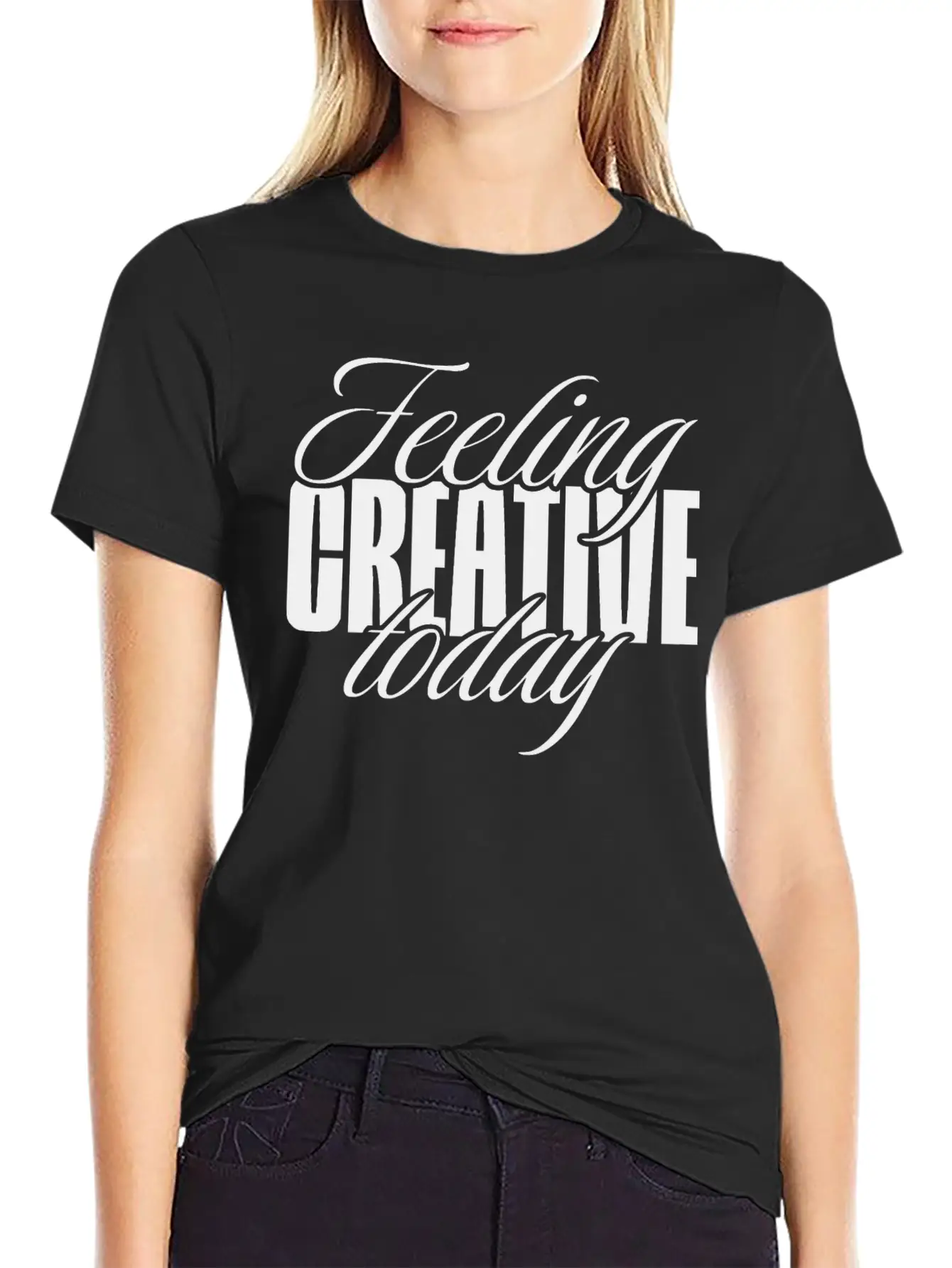 Feeling Creative Today Soft Cotton Short Sleeve Tee ¨C Unisex Wardrobe Staple