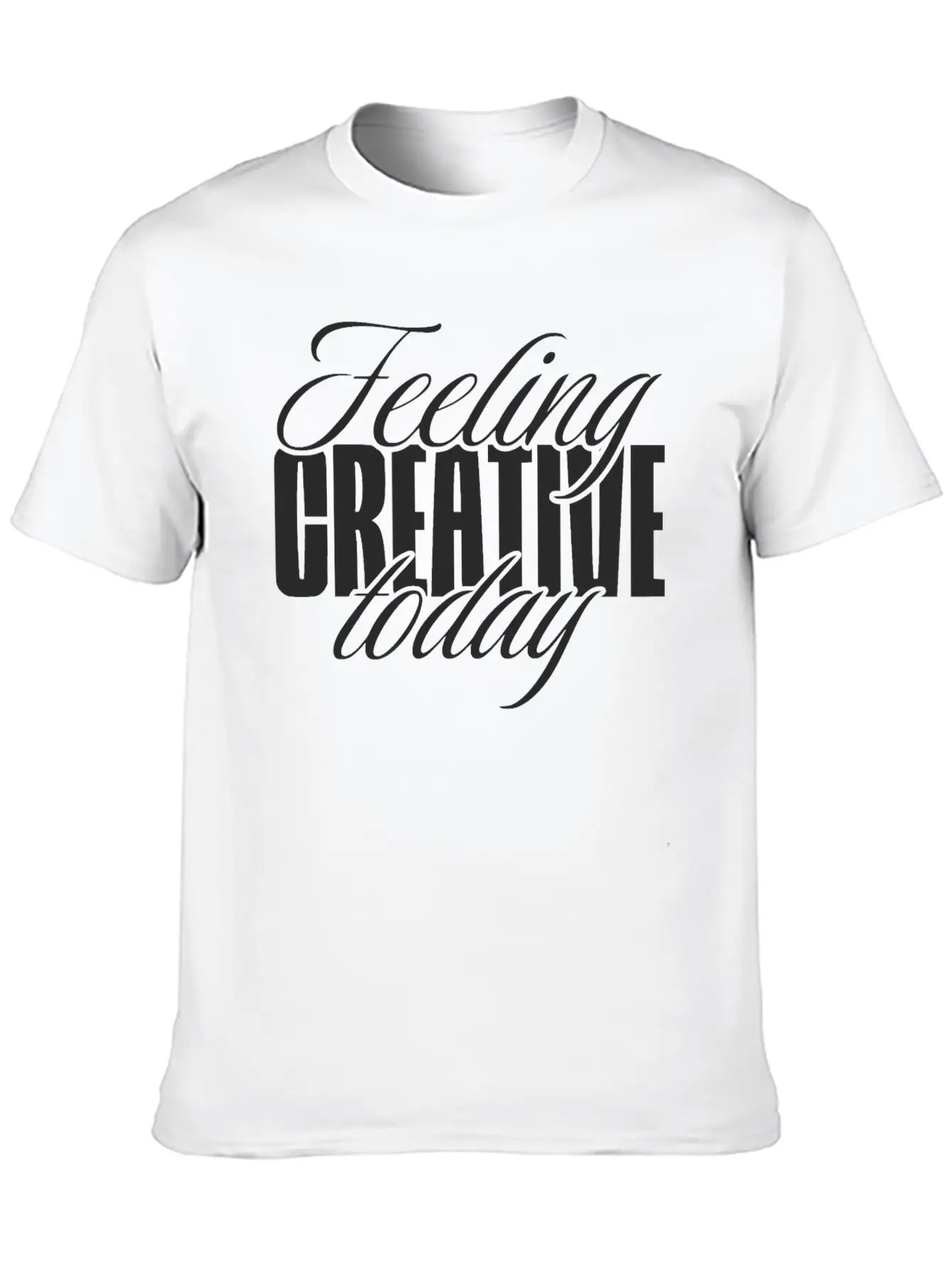 Feeling Creative Today Soft Cotton Short Sleeve Tee ¨C Unisex Wardrobe Staple