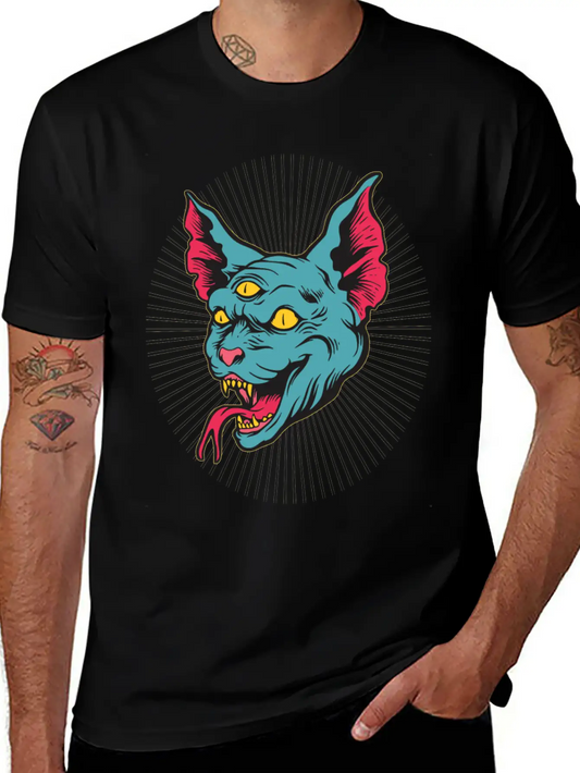 Feline Mutant Essential Cotton Tee For Daily Outfits ¨C Unisex Style