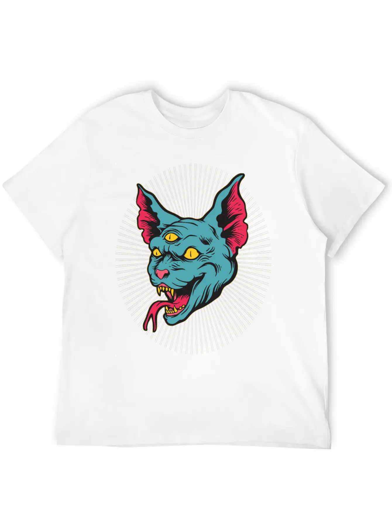 Feline Mutant Essential Cotton Tee For Daily Outfits ¨C Unisex Style