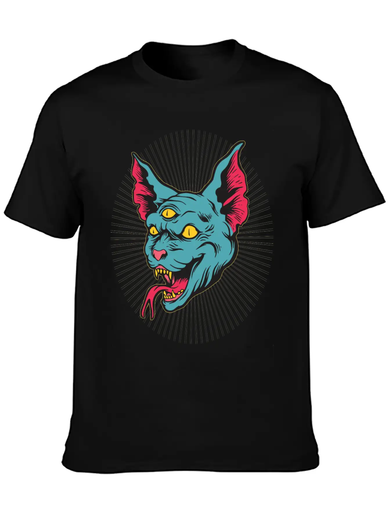Feline Mutant Essential Cotton Tee For Daily Outfits ¨C Unisex Style