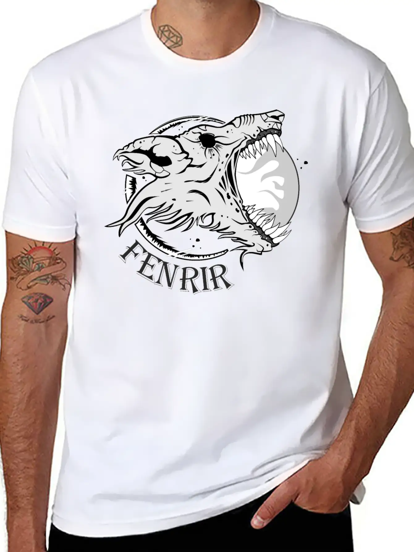 Fenrir Wolf - Ragnarok Soft Cotton Short Sleeve Tee ¨C Unisex Wardrobe Staple