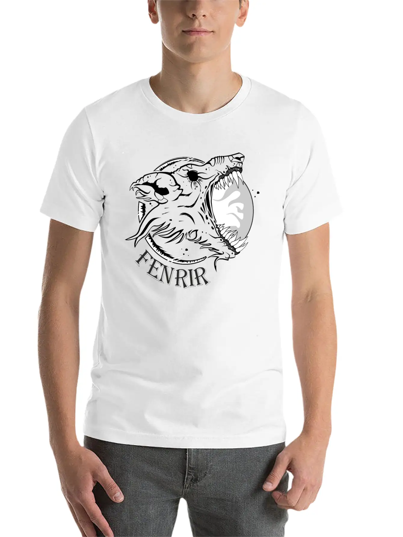 Fenrir Wolf - Ragnarok Soft Cotton Short Sleeve Tee ¨C Unisex Wardrobe Staple