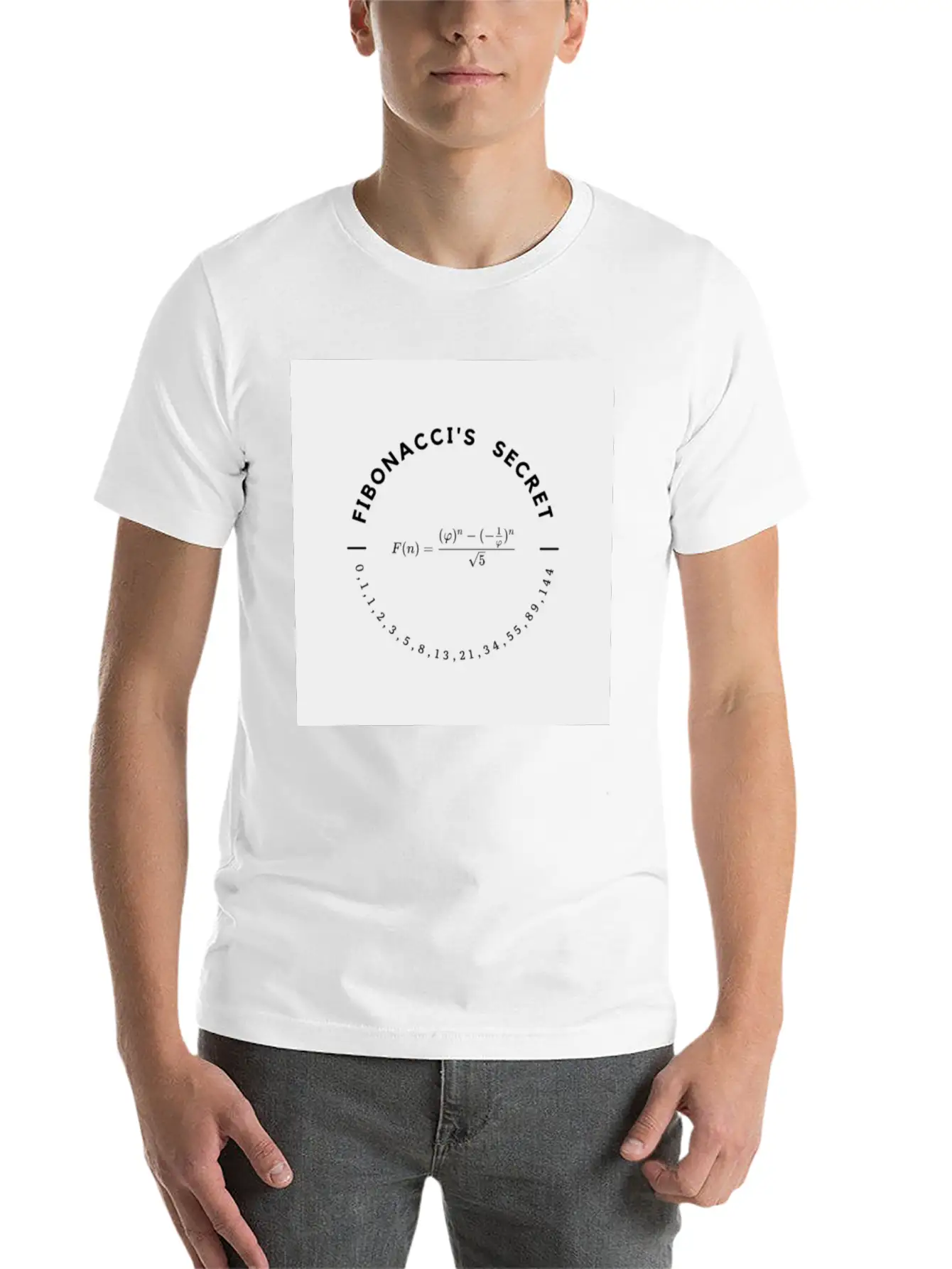 Fibonacci S Secret Unisex Casual T-Shirt ¨C Clean Design For Daily Comfort