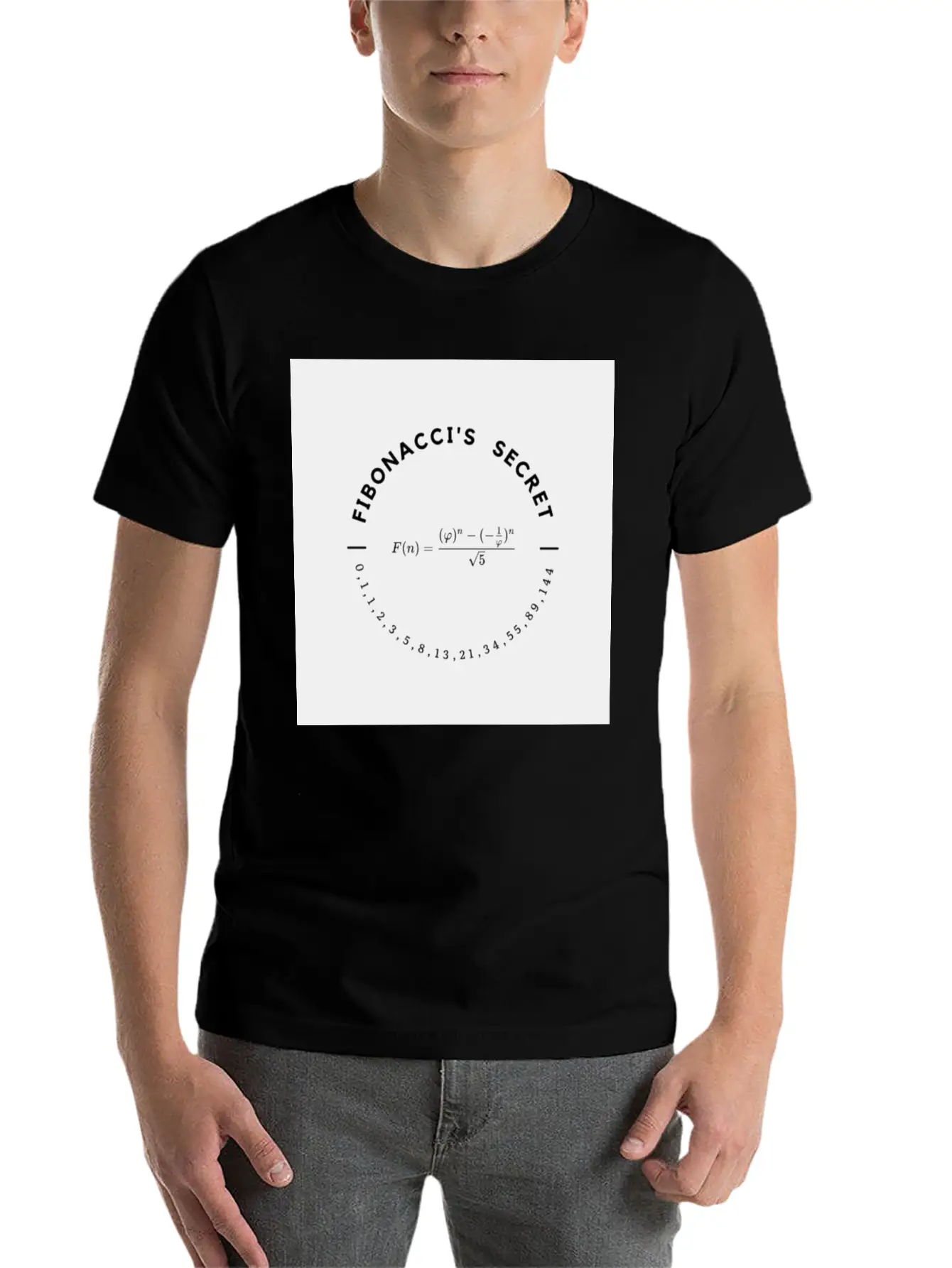 Fibonacci S Secret Unisex Casual T-Shirt ¨C Clean Design For Daily Comfort
