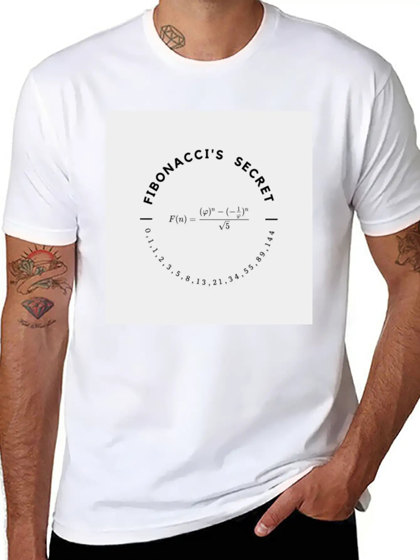 Fibonacci S Secret Unisex Casual T-Shirt ¨C Clean Design For Daily Comfort