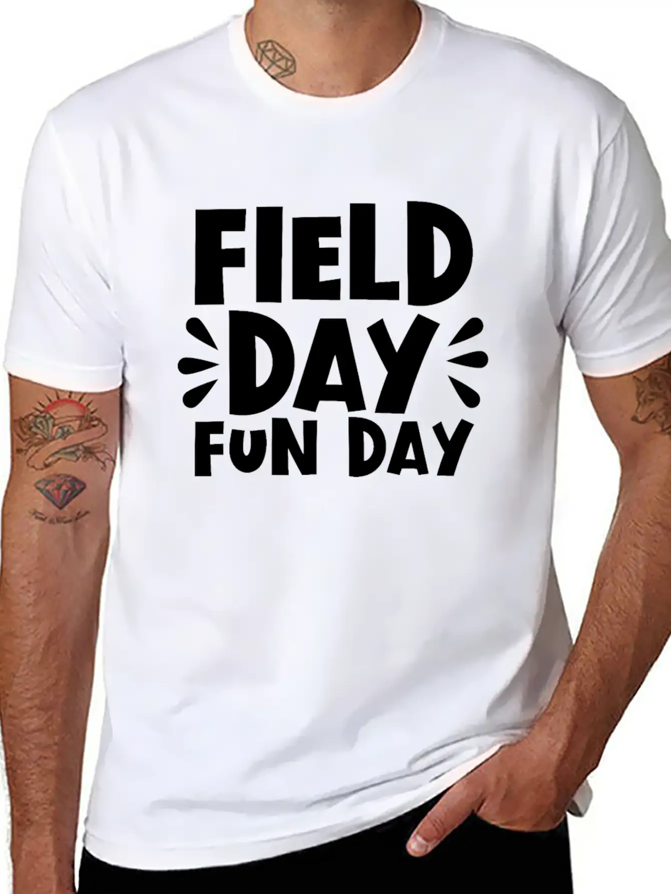 Field Day Fun Day Student Kids Teacher Field Day Basic Graphic T-Shirt ¨C Daily Comfort In Soft Cotton
